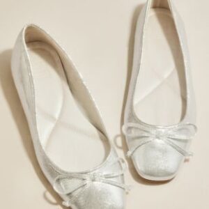 Shiny Ballet Flats | David’s Bridal